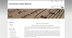 Desktop Screenshot of concertscostablanca.com
